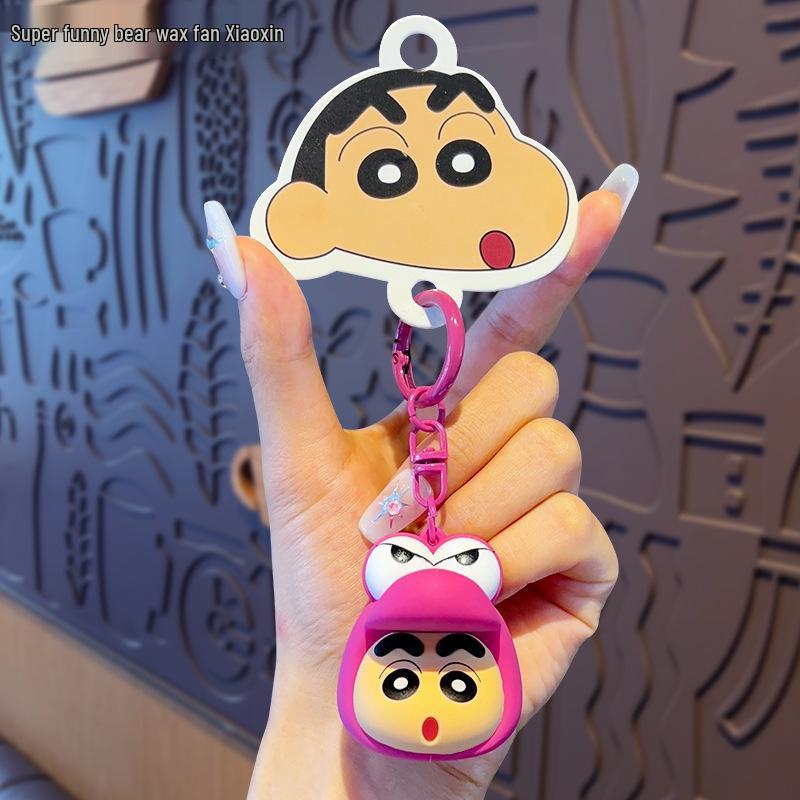Crayon Shin-chan Warm Winter Plush Keychain Backpack Pendant
