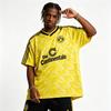 Maillot de Football Dortmund Rétro Manches Courtes Streetwear Décontracté Style Hip Hop Maillot de Fan Bundesliga