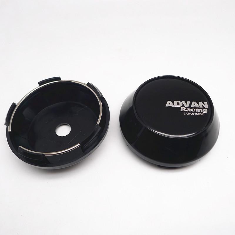 4pcs 65mm Advan Racing Wheels Center Cap Hup Car Replacement Dust Alloy Cover Hubcaps Logo Emblem Badge Auto Styling Accessories