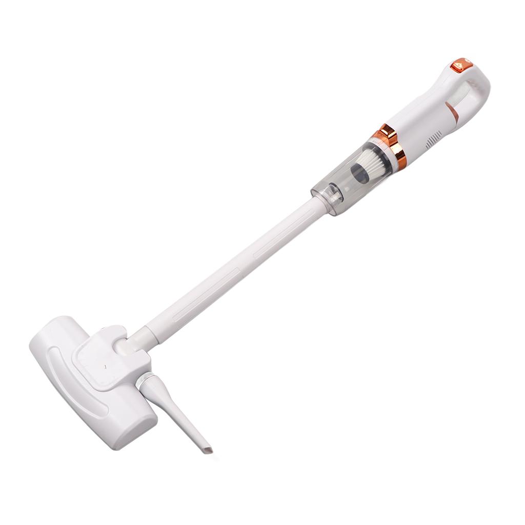 Kabelloser Staubsauger Leichter Stabstaubsauger mit 8500PA Starker Saugkraft 500ml Staubbehälter Handstaubsauger für Hartboden Teppich