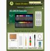 Dan Ke Lin Third Gen Super Soft 36-Color Oil Pastel Set - Advanced Gray White Oil-Based Crayons