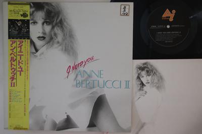 LP Record ANNE BERTUCCI  I Need You Anne Bertucci II C25Y0040 CANYON INTERNAT 1982 Japan Obi Rock Used