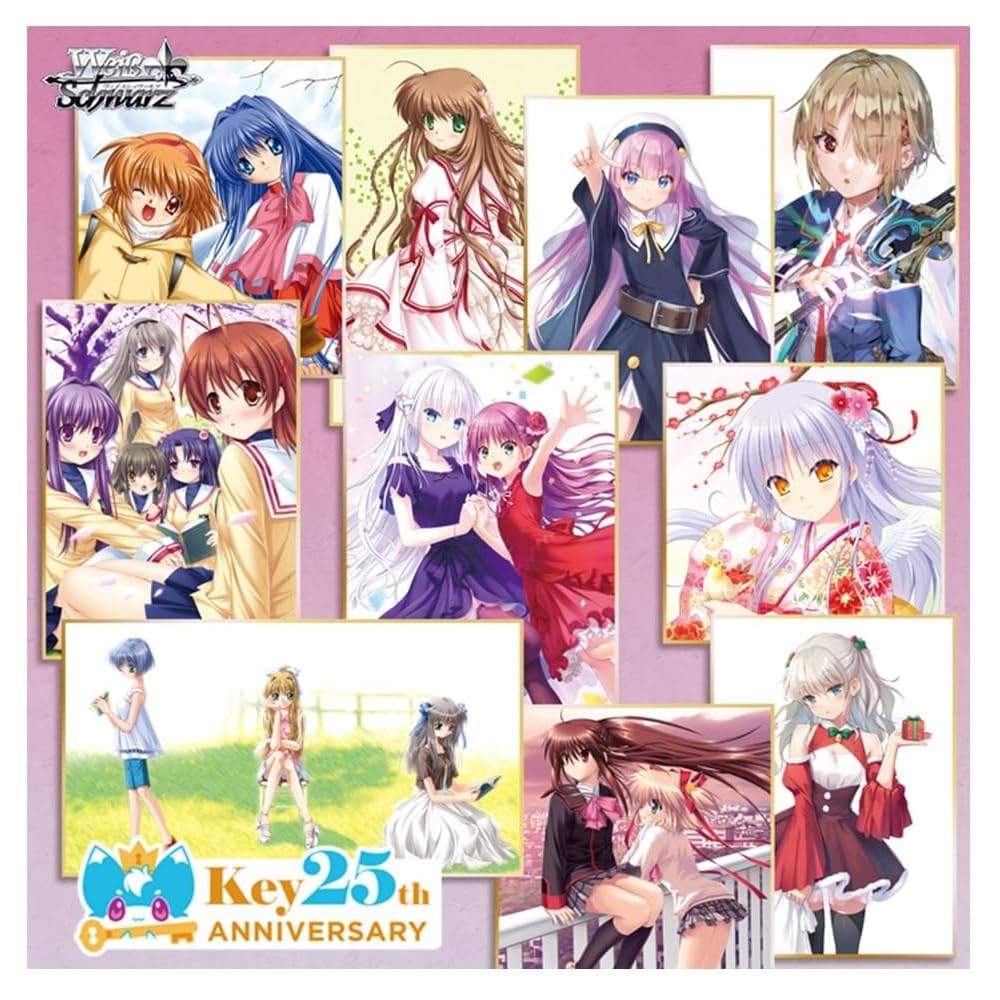 Weiss Schwarz Премиум Бустер Ключ Коробка 25-й Юбилей