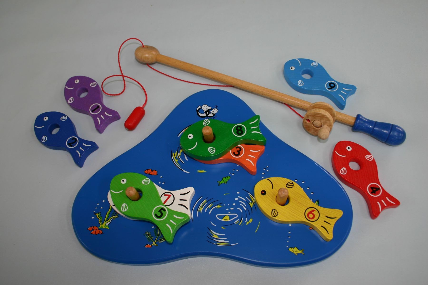 

Akabane Fishing Toy, Wooden Toy with Magnets, Fishing Game, Educational Toy, Gift for 3-Year-Olds, Christmas Gift