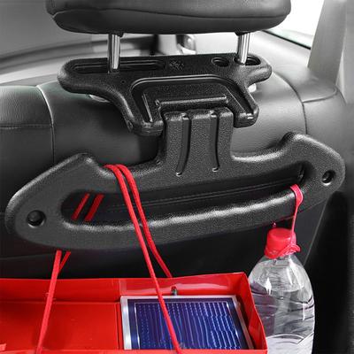 Car Coat Hanger ,Portable Handle, Hanging Hook Holder Safety Headrest Clothes Storage