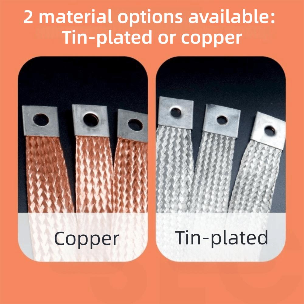 300Ah Battery Cells Connector 74mm Pitch Copper Connecter New Flexible Busbar