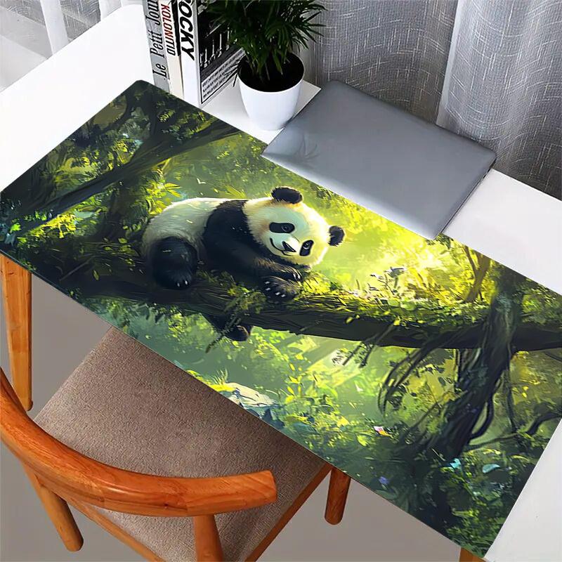 1pc Panda in the forest Computer Pad  Mouse Pads for Desk,Gamers and Office Use 020246
