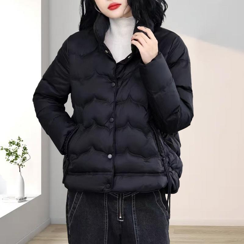 Short down jacket women's 2024 new winter women's clothing loose large size high-end duck down women