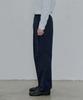 FILLCHIC Solotex Belted Double-Pleated Pants (Navy)
