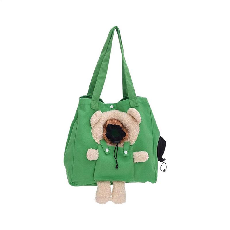 AS60-Měkká taška přes rameno pro přepravu koček s větracím otvorem pro přenášení psa pro štěně kotě mazlíčka cestování venku