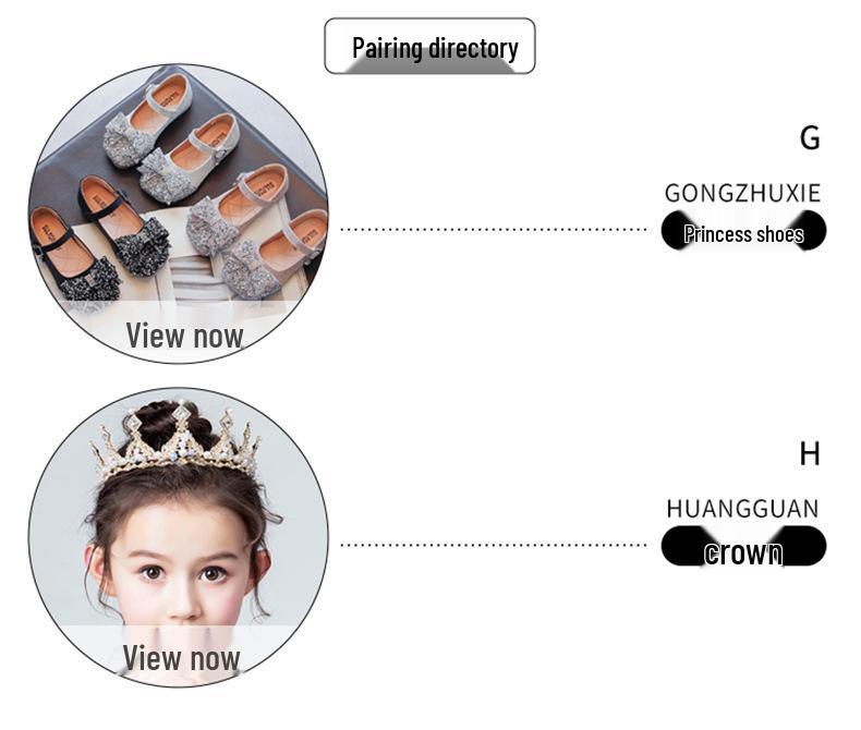 Children's High-End White Sequin Princess Dress - Short Front, Long Back, Perfect for Piano Performances, Weddings, and Autumn Flower Girl Events