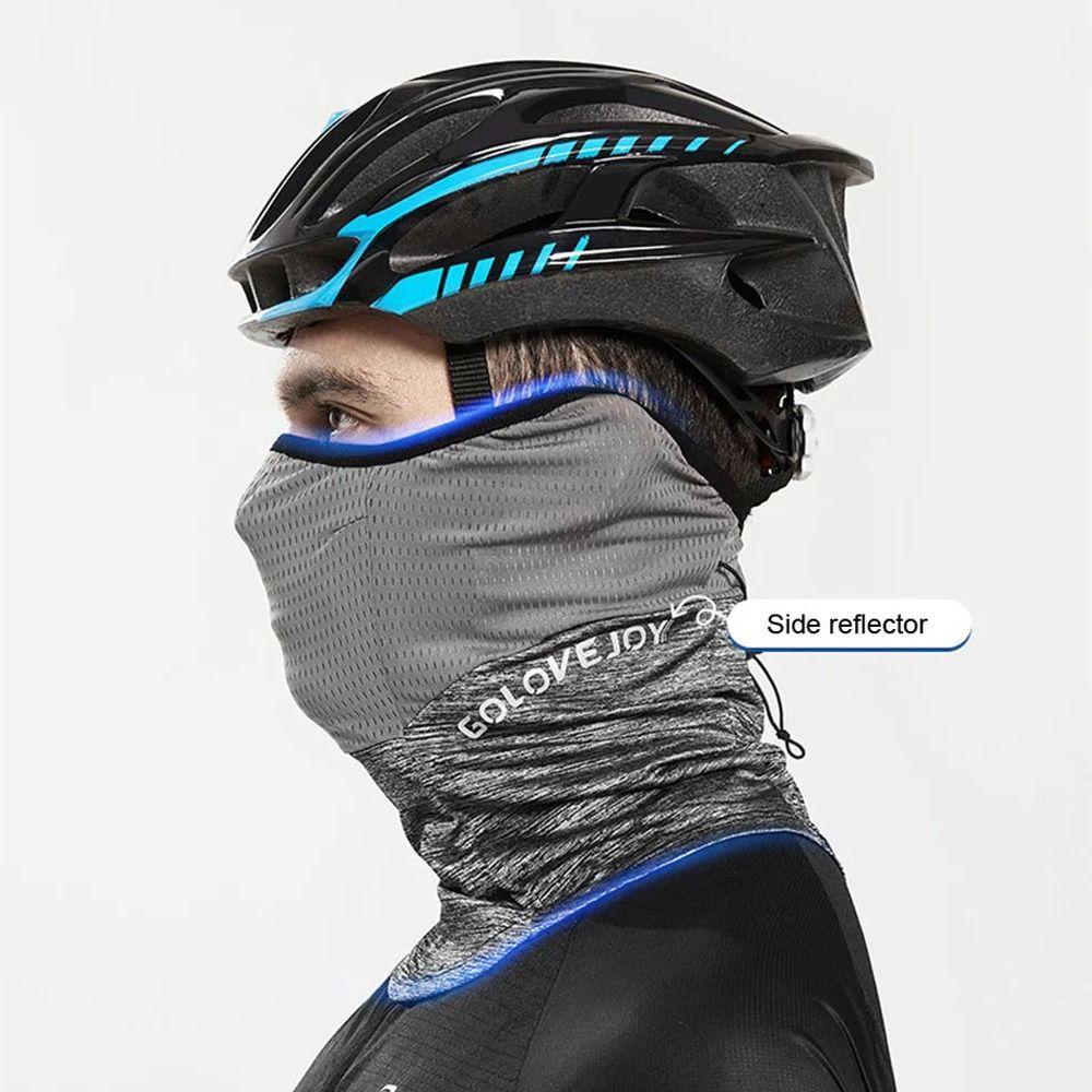 Quick-drying Ice Silk Scarf Breathable Cycling Mask Sun Protection Mask  For Men Women