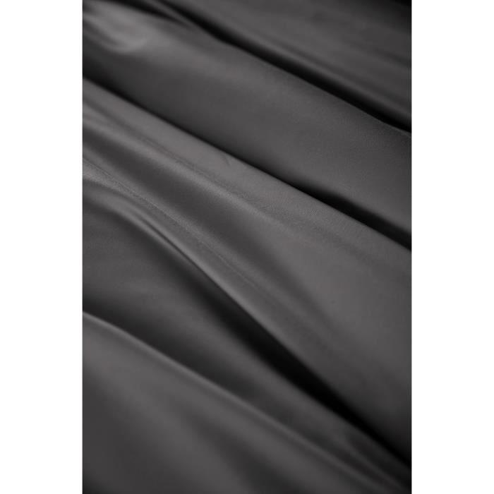 Housse de couette - Salome - Anthracite - 240 x 260 cm - 100% viscose de bambou - Oeko-Tex®