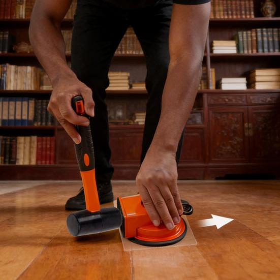 Unealtă Fixare Rosturi Podea Rezistentă la Uzură Reparare Rosturi Podea Aspirator Placă Prindere pentru Închiderea Rosturilor în Pardoseli Laminate Plăci Vinil Parchet Gresie