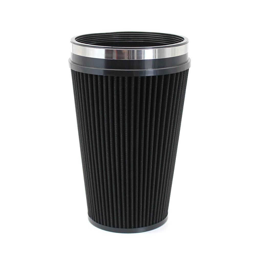 High Flow Cone Air Filter Cold Intake Pipe Systems Performance 150mm-6inch Box Housing For Sport Racing Car Engine Universal