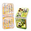 Early Education Foldable Screen Cartoon Phone Toy with 40 Keys: Multifunctional Baby Simulation and Learning Device
