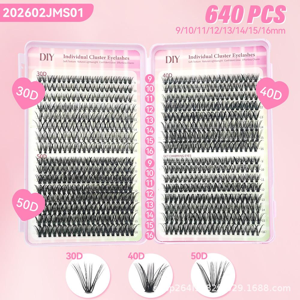 False Eyelashes False Eyelashes 30D40D False Eyelashes 240 Tufts False Eyelashes Book