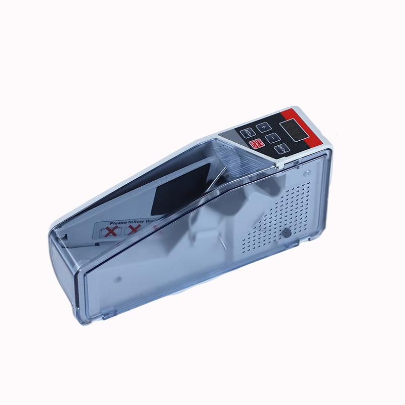 Portable V40 Banknote Counter - Supports JPY, EUR, USD, Multi-Currency, Battery Powered, Dual Use.