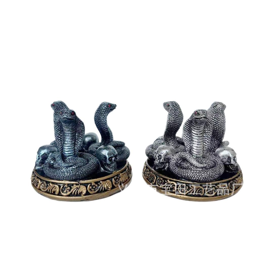 New Resin Sculpture Eye Snake Crystal Ball Base Home Office Desktop Crystal Ball Base Decoration