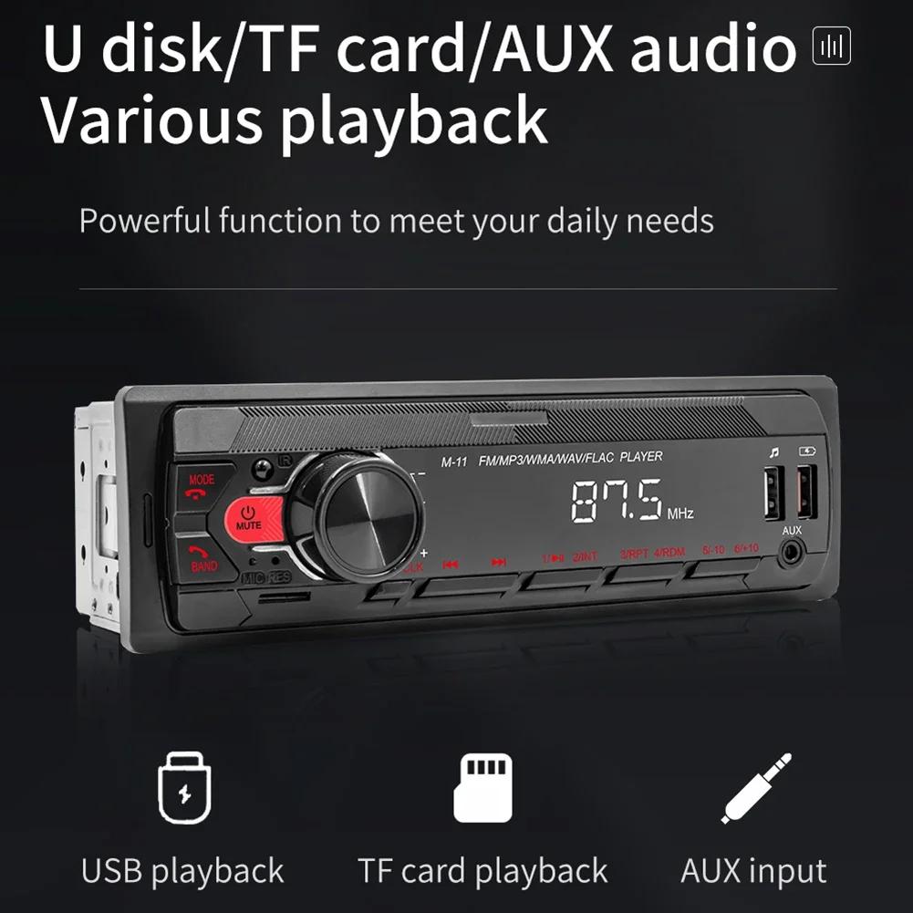 Radio Auto Universal Un Din 12V Bluetooth Autoradio Stereo MP3 Player Audio in Dash AUX/FM/USB/BT Suport Asistent Vocal