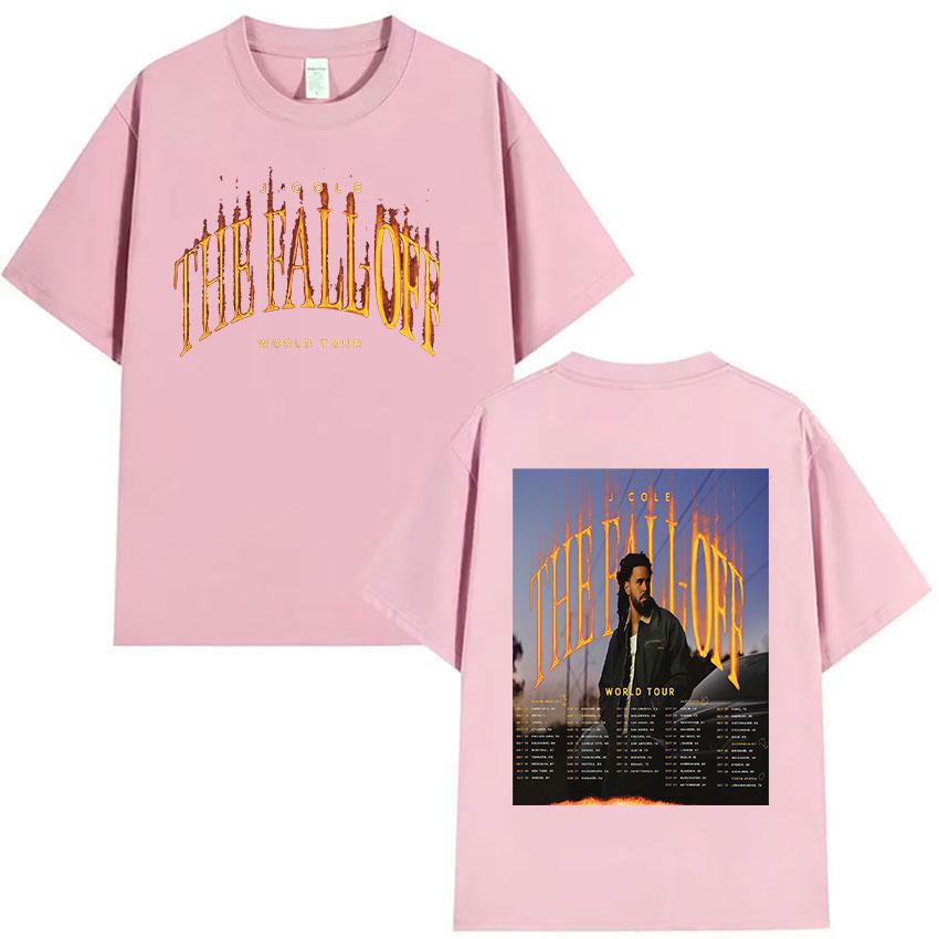 J.Cole The Fall Off Welttournee 2026 Grafik T-Shirt Unisex Vintage Hochwertiges Mode-T-Shirt Kleidung Übergroßes Baumwoll-T-Shirt