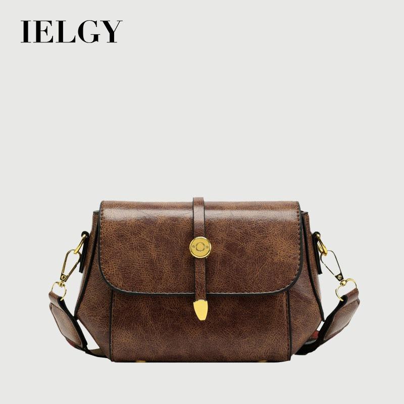 IELGY Fashion Retro Small Square Bag Crossbody All-Match Casual One-Shoulder Female Bag