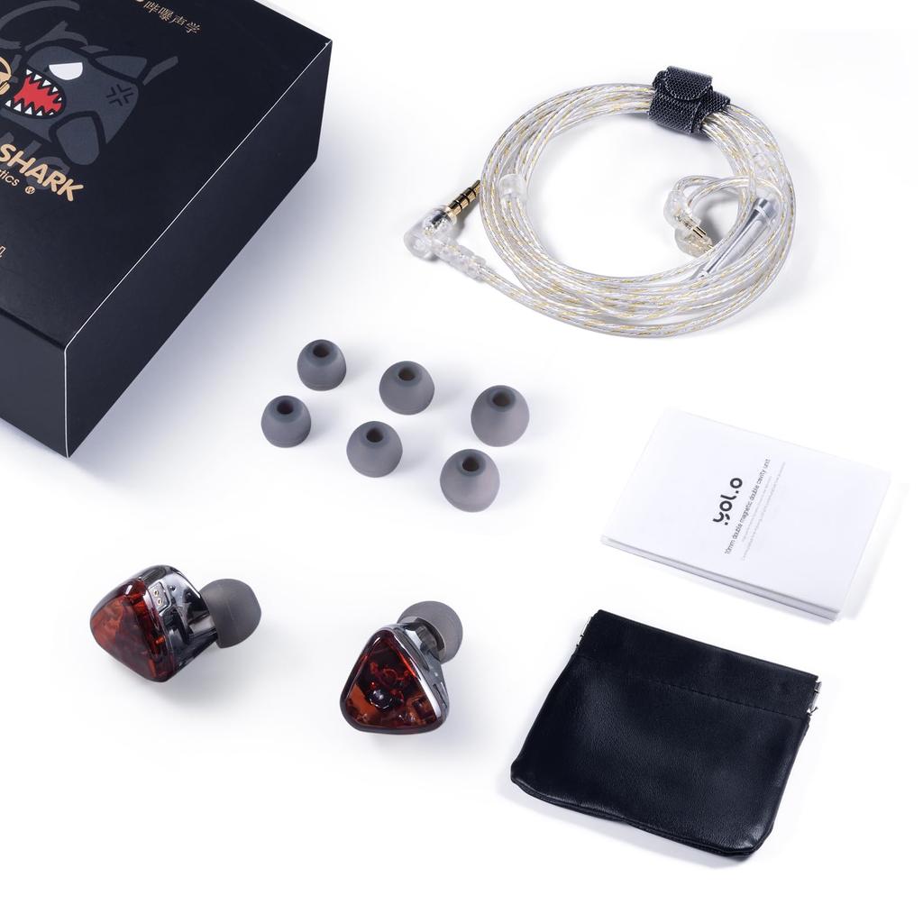 Yongse HiFi Wired Single Crystal Copper Silver High Sound Gaming Microphone Included In-Ear Earphones, Wired, Re-cable/Esports Edition, In-Ear