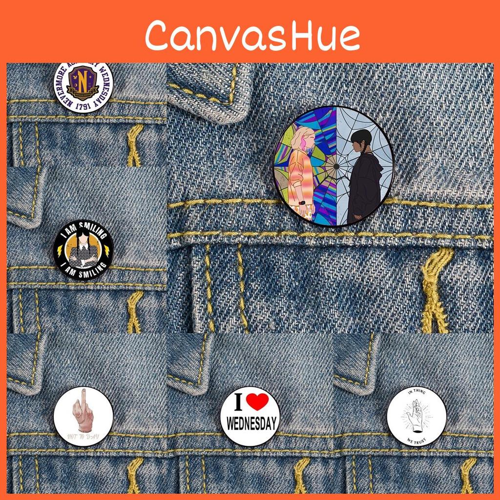 Wednesday Addams Brooch Thing Unique Badge For Dress Up