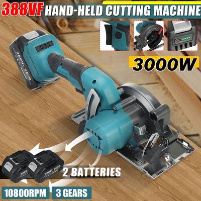 125mm 3000W Brushless Cordless Electric Circular Saw 388VF Woodworking Machine Wood Cutters for Makita 18V Battery