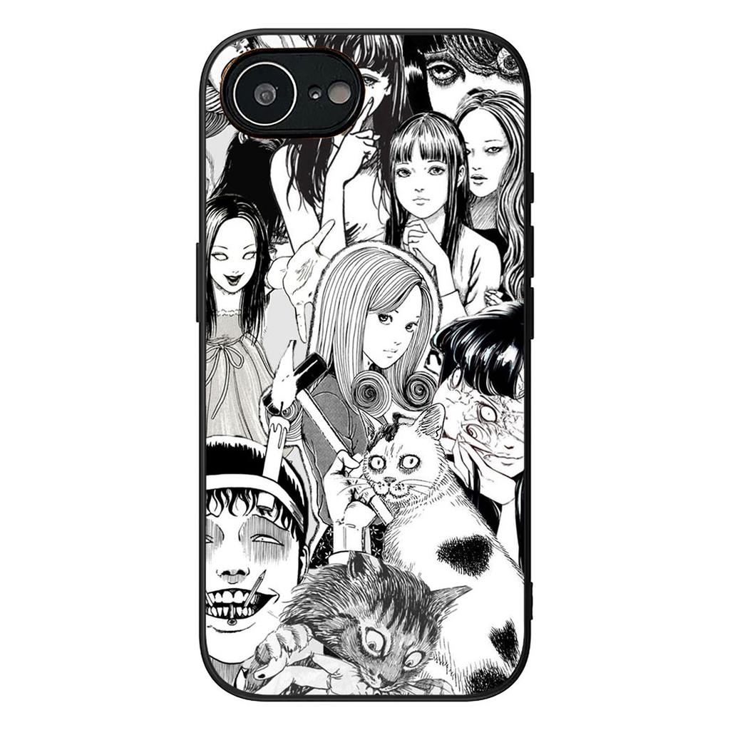 Tomie Wallpaper Junji Ito Anime Casing Cover for Apple iPhone 12 13 Mini XS 11 Pro Max 7 8 Plus XR SE 2022 SE3 + 8+ Phone Case