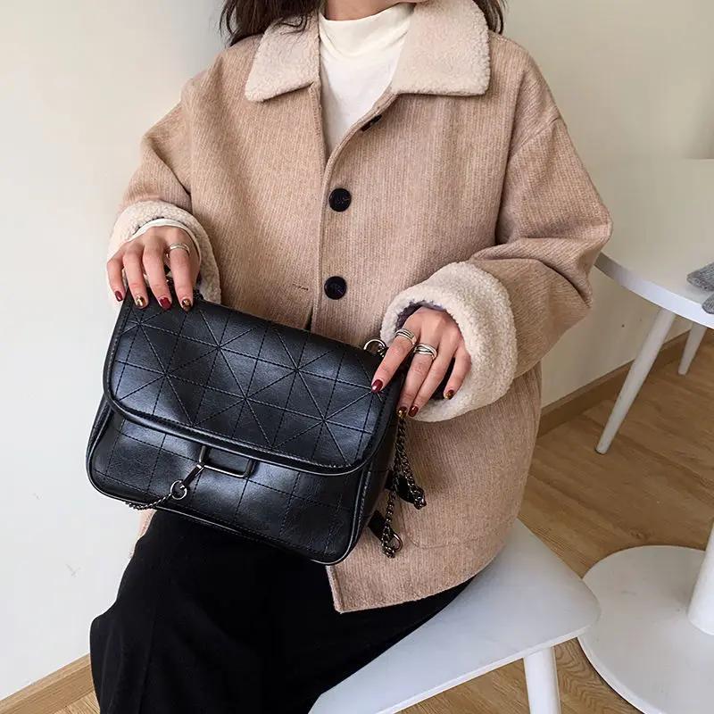 Luxury Handbags Women Bags Designer Vintage Shoulder Bag New Chain Messenger Bags Soft Flap Shoulder Crossbody Pack Women Purse