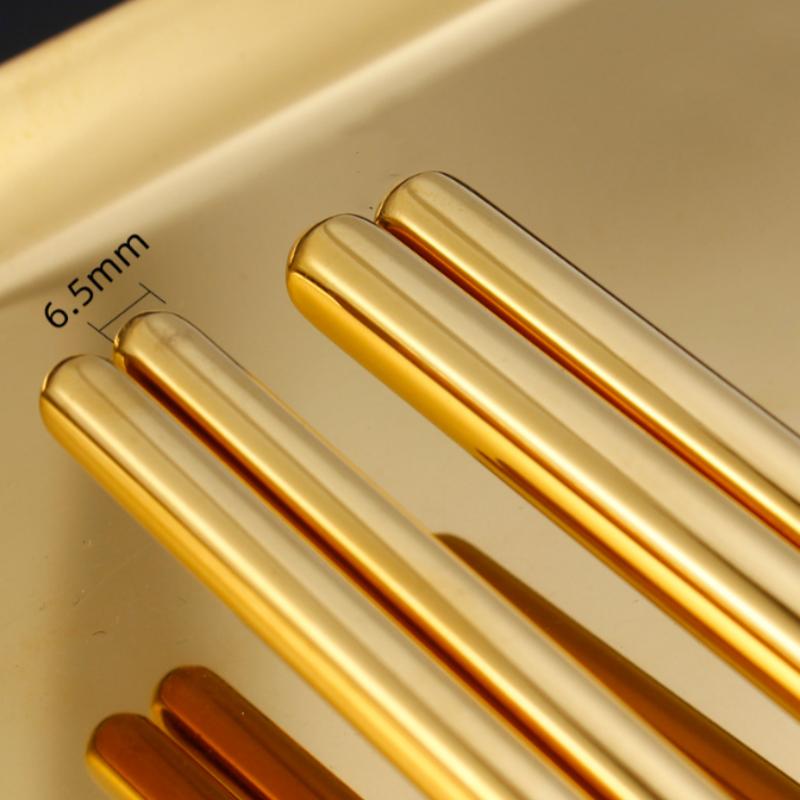 304 Stainless Steel Extra Long Chopsticks, Reusable Metal Chopsticks, Non-Slip Chinese Tableware, Food Noodles Utensil