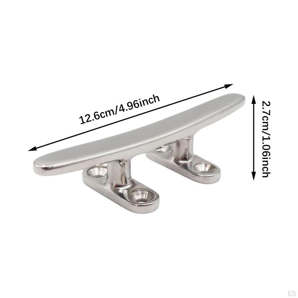 Boat Open Base Cleat Marine Hardware Mooring Dock for Canoes Yachts