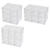 Home Accessory Daily Use Clear Sturdy Plastic Underwear Drawer with Adjustable Dividers for Efficient Organization