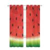 Watermelon Fruit Cartoon Sheer Curtains for Living Room Decoration Tulle Voile Organza Window Curtains for Kitchen Bedroom