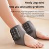3-in-1 Ankle Foot Massager Heat Vibration & Air Compression Therapy Relieve Neuropathy Pain Heating Pad Health Gift for Parents Friends