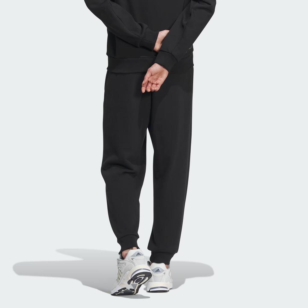 Adidas Originals X Feifei Ruan FW23 New Year Edition Solid Color Logo Slim Knit Track Pants Unisex Bottoms Black IX4245
