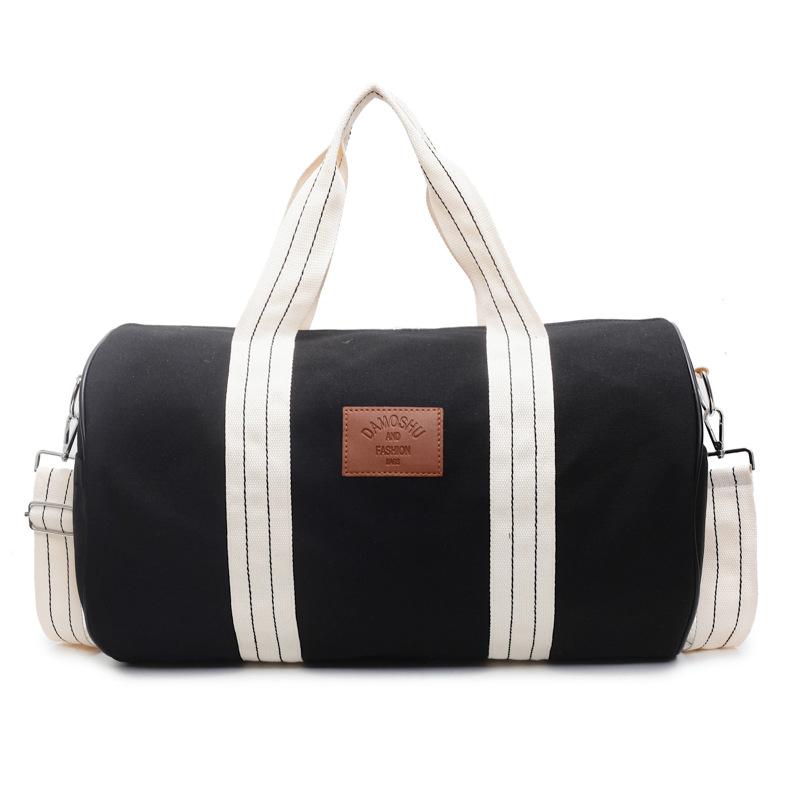 

Дорожная сумка для мужчин и женщин, сумка для багажа, большая вместимость, спортивная сумка для фитнеса чёрный