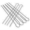 Household All Stainless Steel Barbecue Fork Barbecue Tool U-shaped Barbecue Chicken Wing Fork, 6 Thick Barbecue Forks