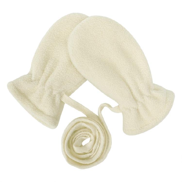 Polar Fleece Gloves Full Finger Plush Mittens for Toddlers Winter Warm Glove