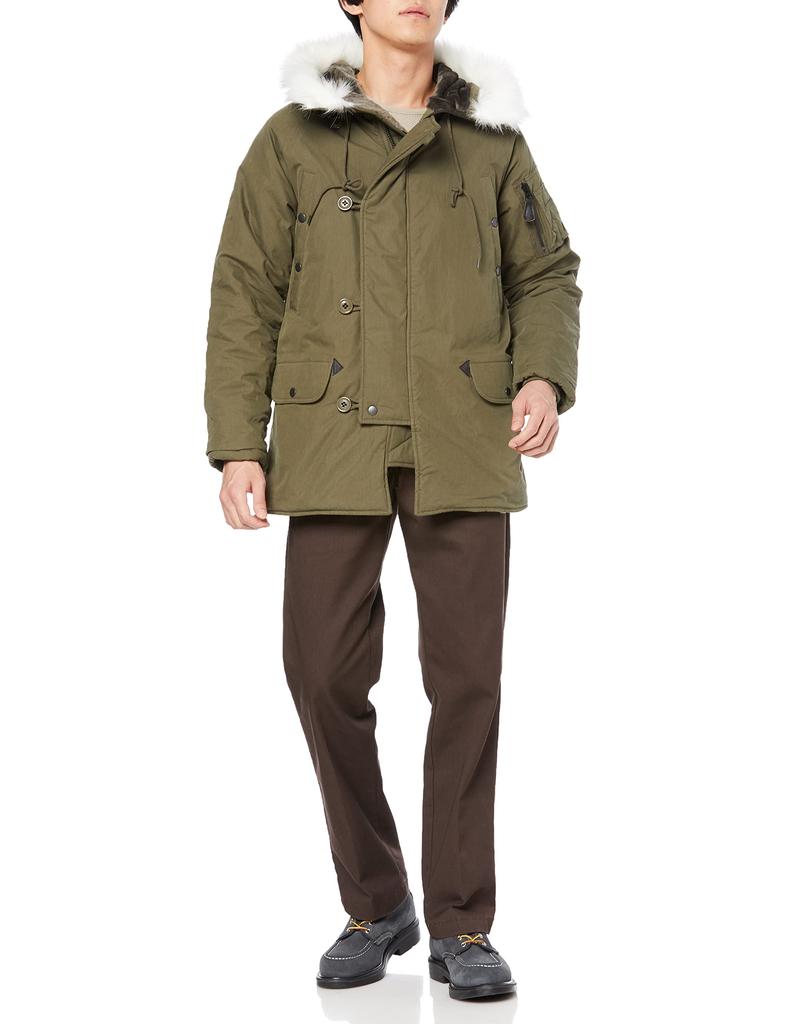 Outer FLIGHT JACKET OLIVE DRAB XXL [Houston] N/C N-3B Men's