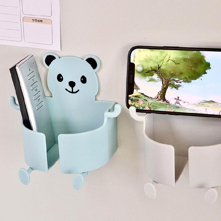 Remote Control Organizer Wall Mounted Phone Holder Storage Stand for Small Item