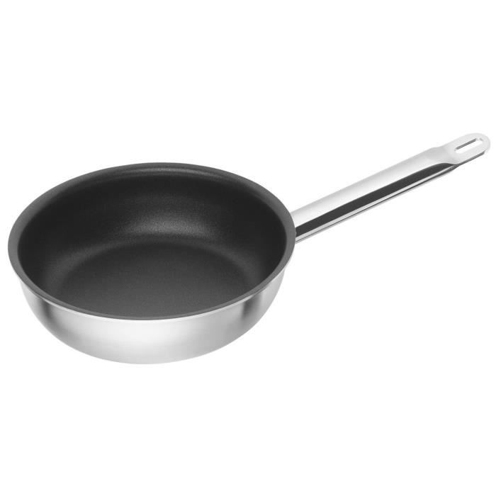 ZWILLING Pro - Poêle Antiadhésif (24 cm) - Acier Inoxydable