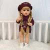 New Reborn Baby Dolls Full Silicone Vinyl 55 Cm Wear Sweeter Bebe Reborn Model Toy Kids Playmates Christmas Birthday Gifts