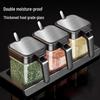 Kitchen Spice Jar Set - Seasoning and Salt Storage Containers