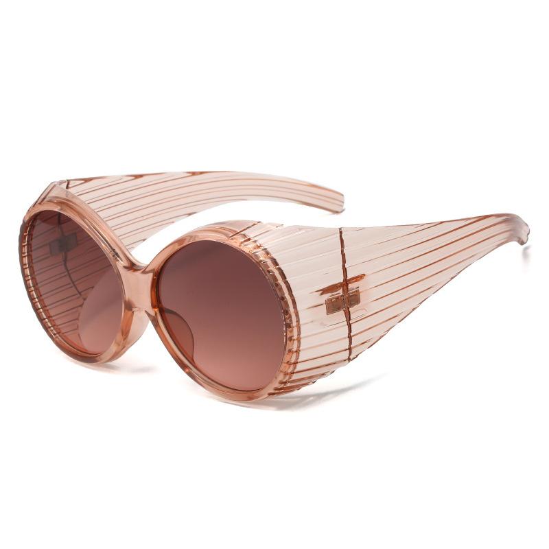 

High Quality Retro Luxury Round Steampunk Style Women Sun Glasses New Fashion Line Frame Design Men Sun Glasses UV400 as picture