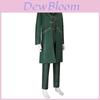 Wizard Of Oz Wicked Cosplay Costume With Green Suit For Halloween Role Play
