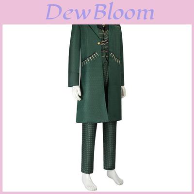 Wizard Of Oz Wicked Cosplay Costume With Green Suit For Halloween Role Play