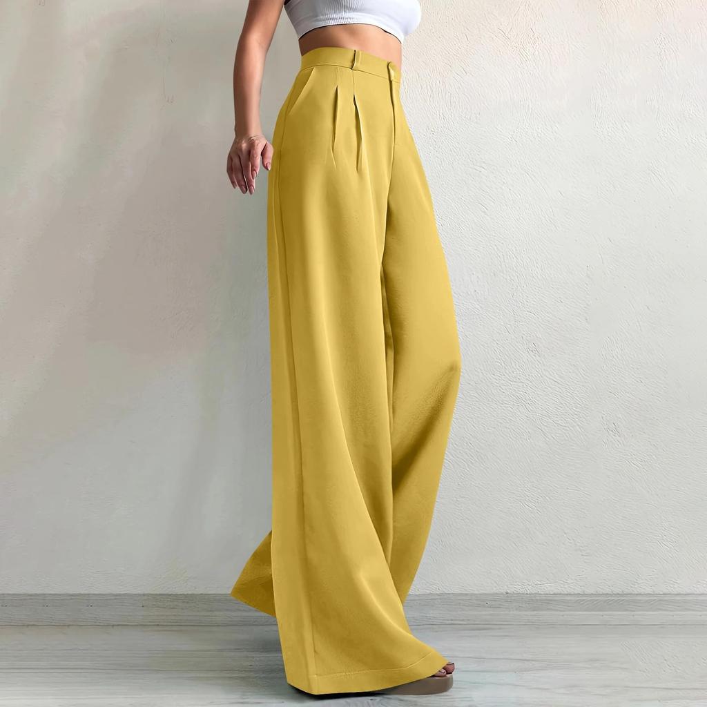 Work Pants Women Business Casual High Waisted Wide Leg Trousers Dressy Work Outfits