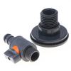 Pvc Water Tank Straight Valve Nipple Quick Stop Connector Rubber Coated Adapter Matching Pink Tape Plumbing